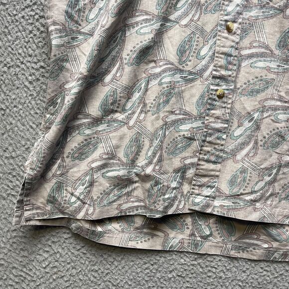 ONO Hawaiian Shirt Mens XL Aloha Camp Tropical Button Up Short Sleeve - Picture 9 of 15